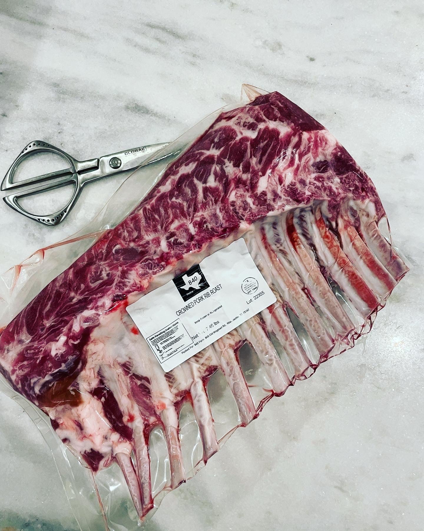 Mangalitsa Frenched Rib Rack - Crown Roast – 840 Farm